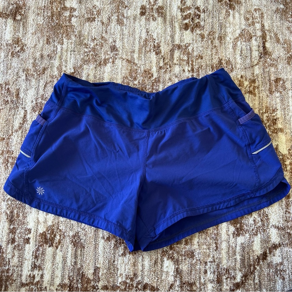 Athleta Women's Vibrant Blue Athletic Shorts